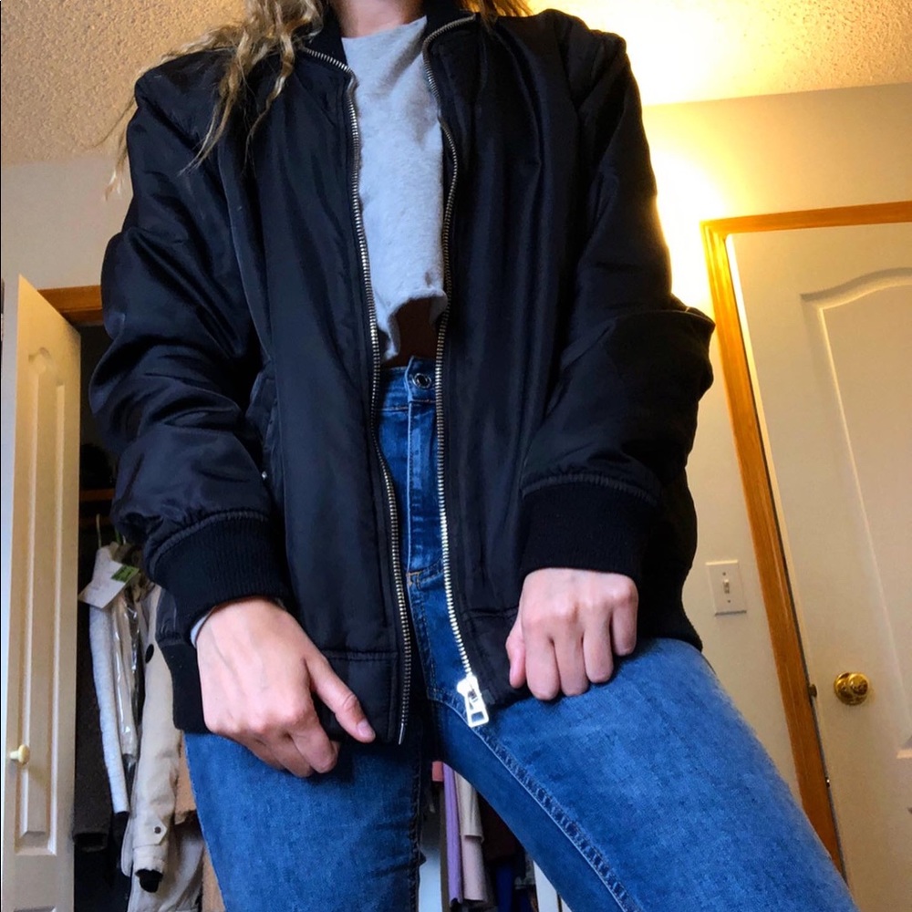 Oversized Bomber Jacket
